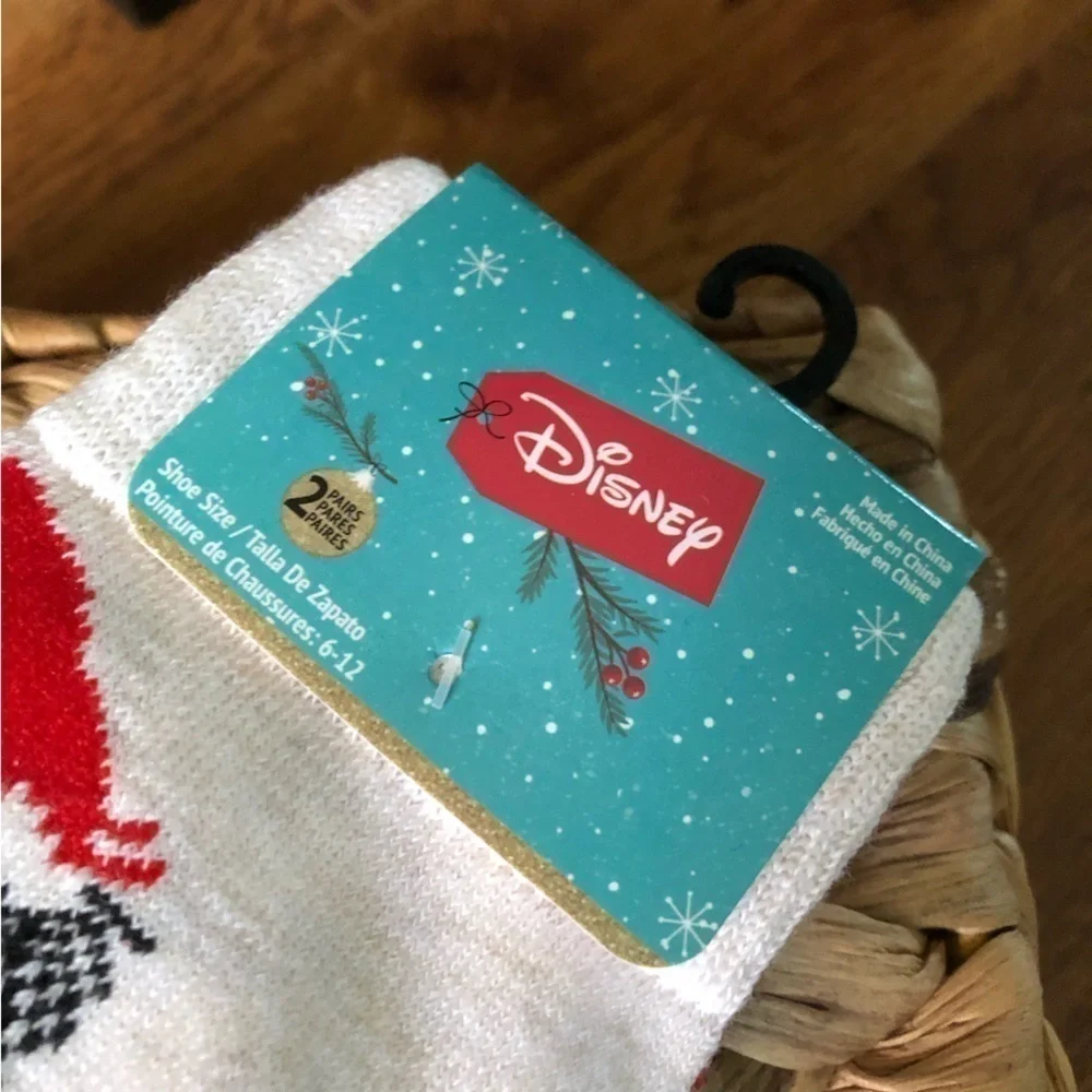 Disney: Nightmare Before Christmas 2 pair Crew Socks